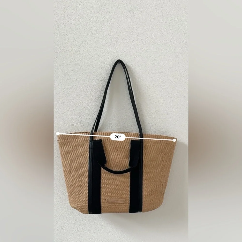 Intimissimi Tan and Black Tote Bag - Picture 6 of 7